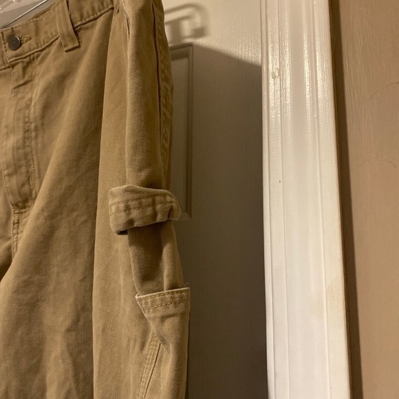 Carhartt Relaxed Fit Carpenter Tan Work Pants Men’s Size 48x32 - Picture 4 of 10